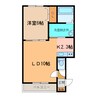 ﾍﾞﾙｴｯﾄｸﾚｰﾙ 1LDKの間取り