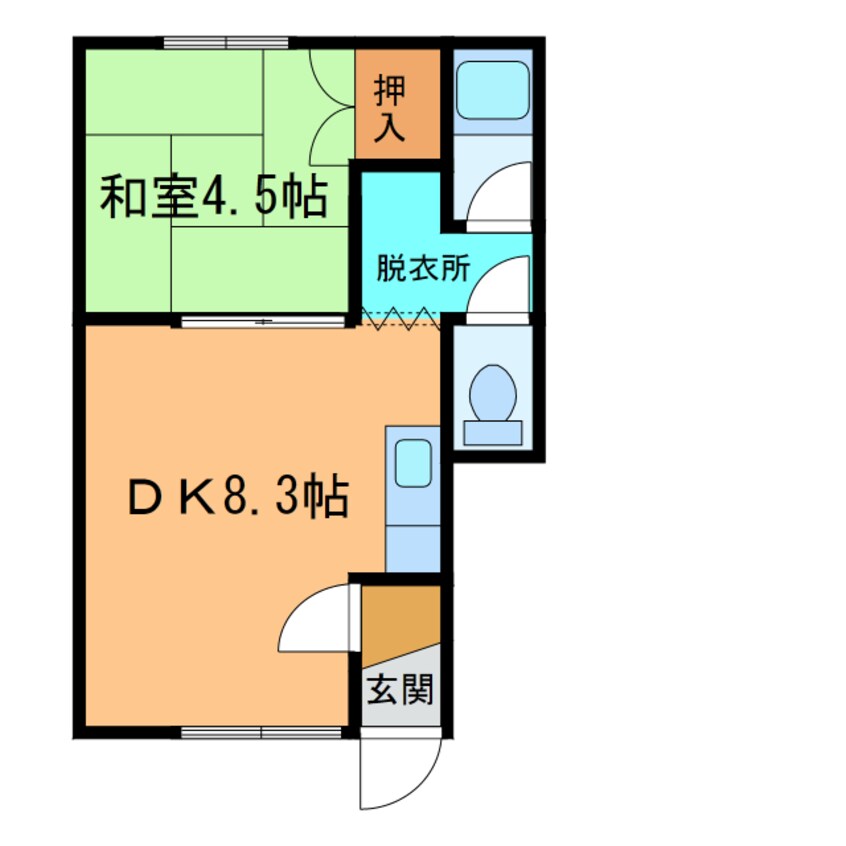 間取図 光南ﾊｲﾂ