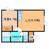 TEORIA 1LDKの間取り