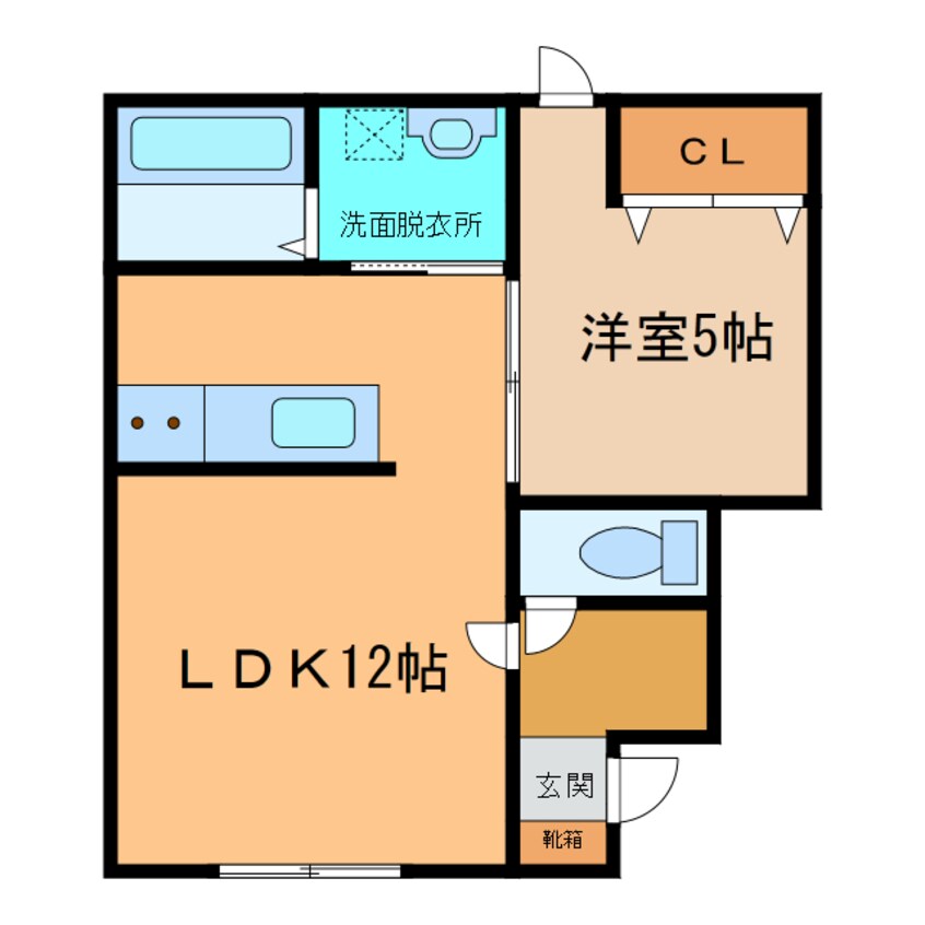 間取図 フォレスト新町Ⅱ