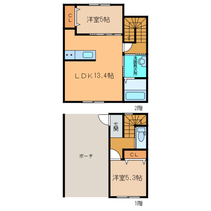 間取図 ｸﾞﾗﾝﾃﾞｨｰﾙ大通