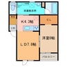 TOWN東9南2Ｂ 1LDKの間取り