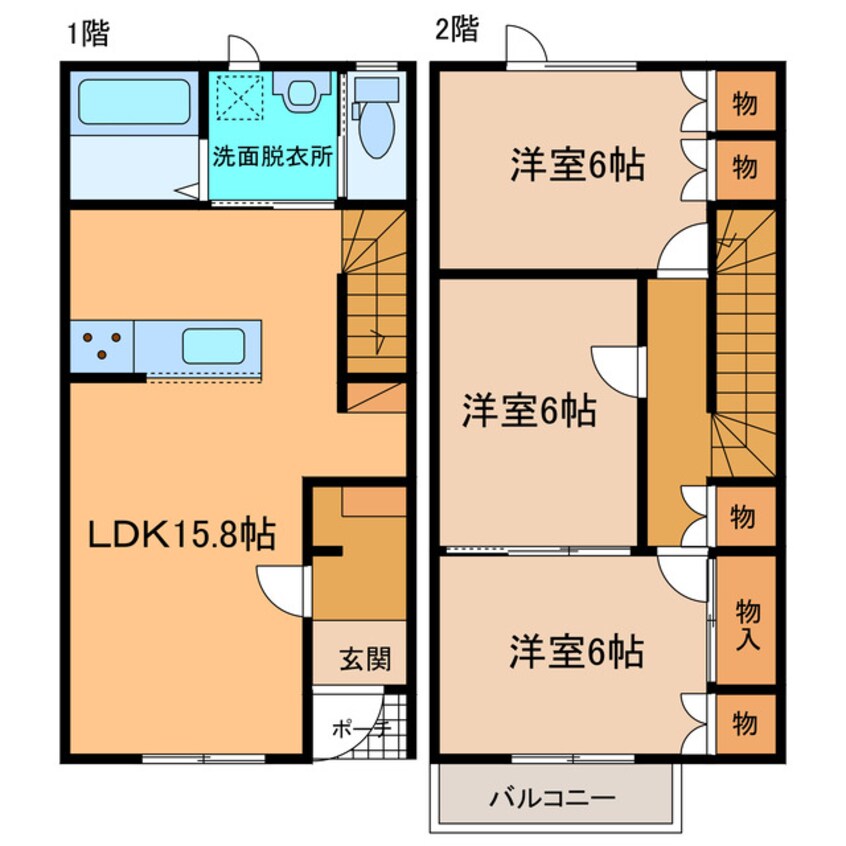 間取図 ＴＨＥ　ＮＯＲＴＨ　ＴＯＷＮ