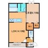 Faddish 1LDKの間取り
