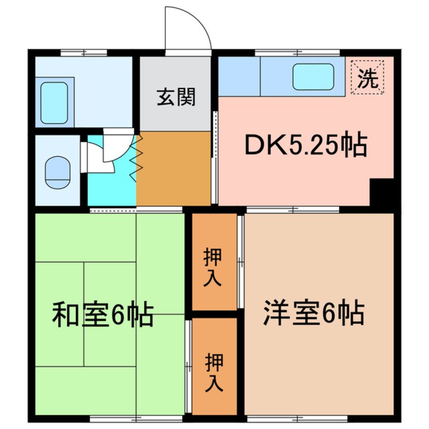 間取図 ｺｯﾄﾝﾊｲﾂ