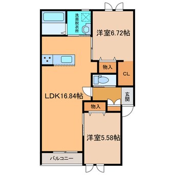 間取図 仮称）西4南28アパート