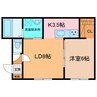 plus U 1LDKの間取り
