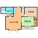 コーポパラッツの間取図