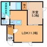 Regent　PrimeⅢ 1LDKの間取り