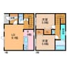 仮）東14南6メゾネット 2LDKの間取り