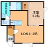 Regent　PrimeⅣ 1LDKの間取り