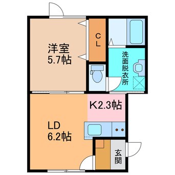 間取図 ルシアス②