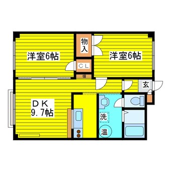 間取図 札幌市営地下鉄東豊線/北１３条東駅 徒歩8分 4階 築31年