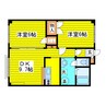札幌市営地下鉄東豊線/北１３条東駅 徒歩8分 4階 築31年 2LDKの間取り