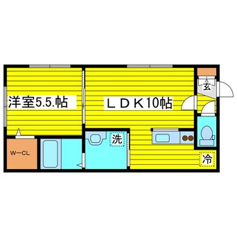 間取図 札幌市営地下鉄東豊線/北１３条東駅 徒歩9分 3階 築15年