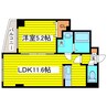 札幌市営地下鉄東豊線/東区役所前駅 徒歩11分 6階 築22年 1LDKの間取り