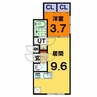 ヴィヴレN33 1LDKの間取り