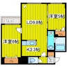 La　Causa　N18（ラコーザN18） 2LDKの間取り