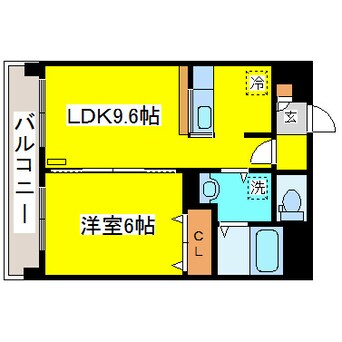 間取図 札幌市営地下鉄東豊線/元町駅 徒歩1分 2階 築24年