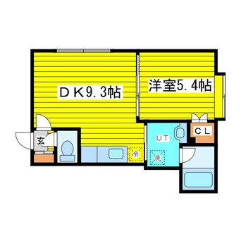 間取図 プローラ元町