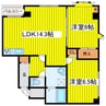 札幌市営地下鉄東豊線/環状通東駅 徒歩1分 3階 築31年 2LDKの間取り