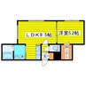 フォルム環状 1LDKの間取り
