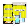 札幌市営地下鉄東豊線/北１３条東駅 徒歩9分 5階 築19年 2LDKの間取り