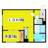 札幌市営地下鉄東豊線/元町駅 徒歩2分 1階 築23年 1DKの間取り