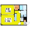 札幌市営地下鉄東豊線/東区役所前駅 徒歩4分 3階 築17年 1LDKの間取り