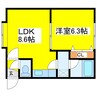 札幌市営地下鉄東豊線/元町駅 徒歩7分 1階 築28年 1LDKの間取り