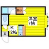 札幌市営地下鉄東豊線/元町駅 徒歩9分 3階 築35年 1Kの間取り