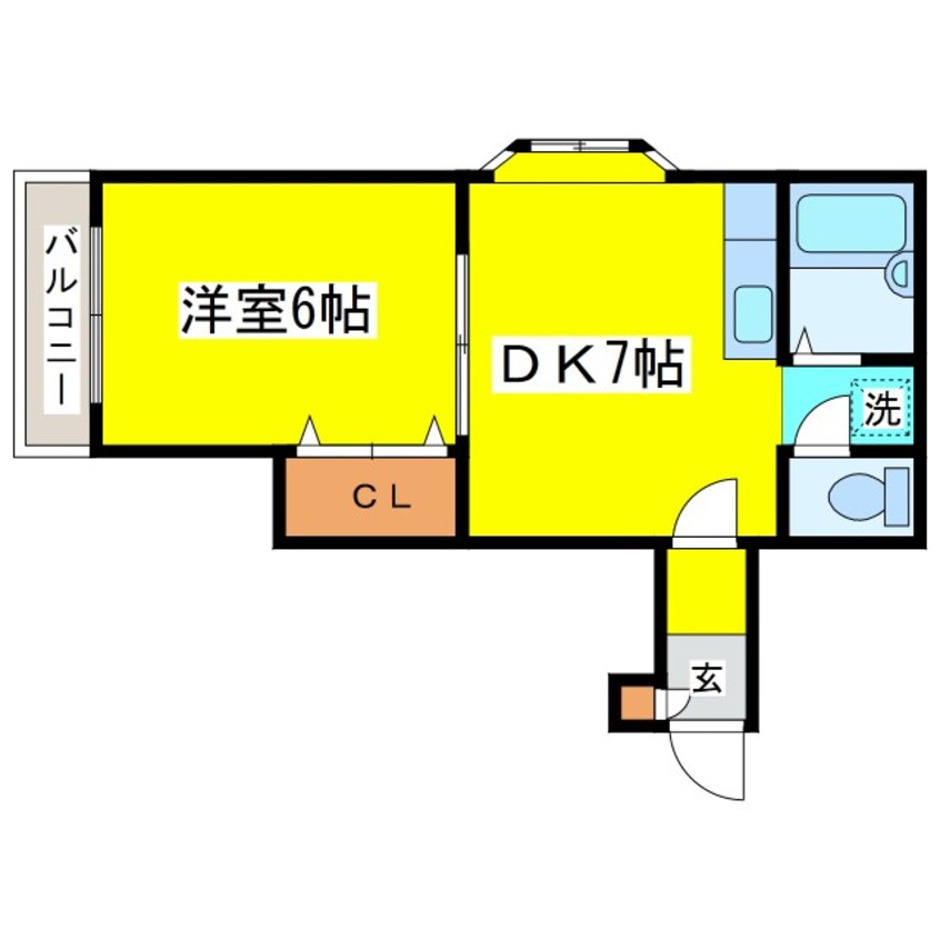 間取図 札幌市営地下鉄東豊線/環状通東駅 徒歩2分 3階 築32年