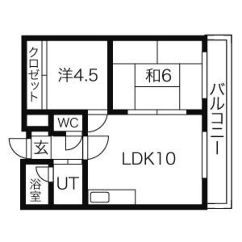 間取図 ノースシティ17