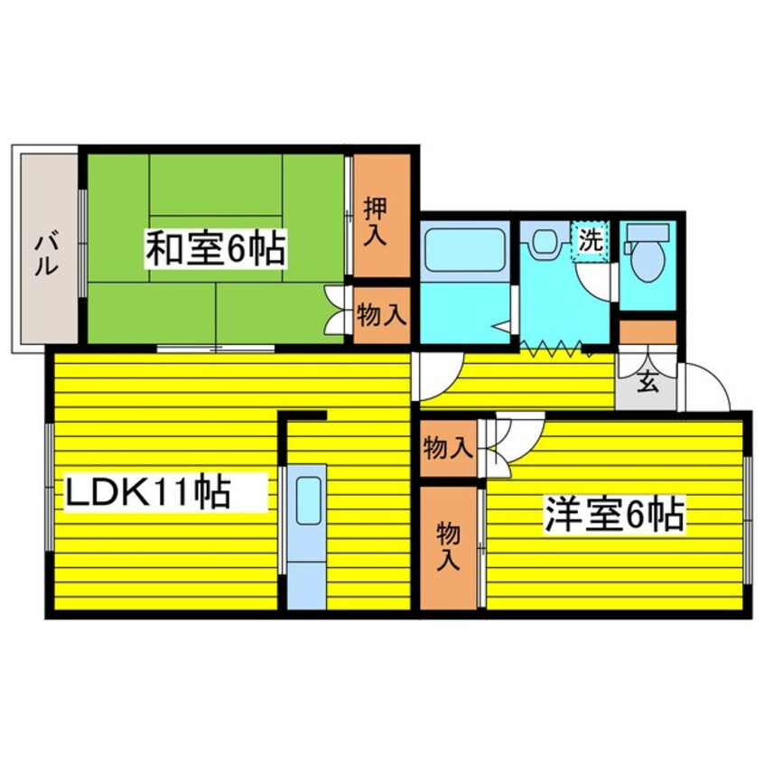 間取図 札幌市営地下鉄東豊線/元町駅 徒歩21分 1階 築30年