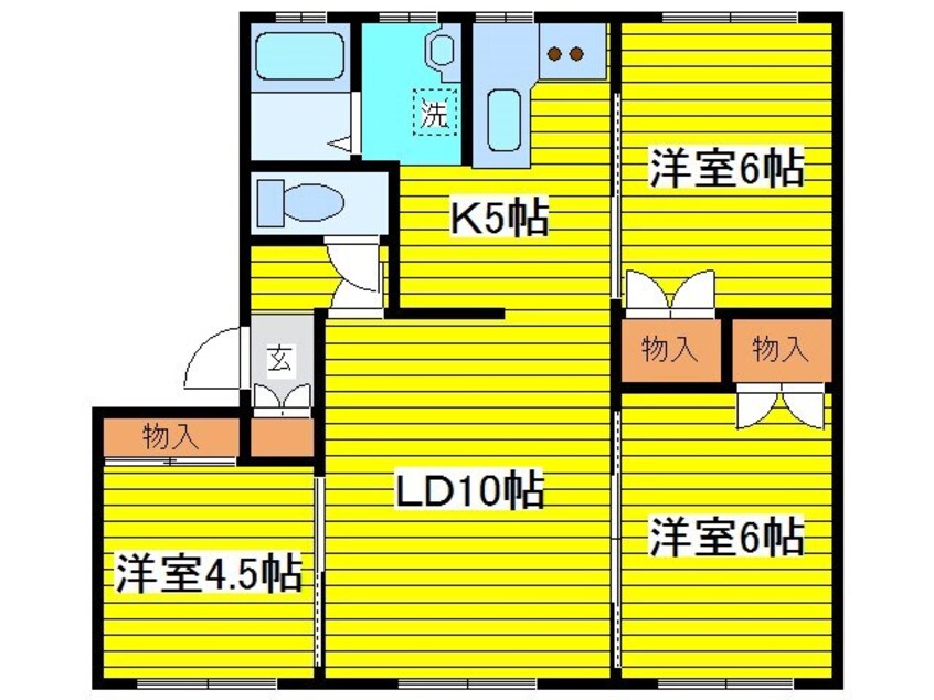 間取図 札幌市営地下鉄東豊線/環状通東駅 徒歩8分 2階 築31年