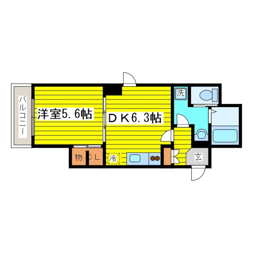 間取図 プロシード環状通東