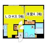 札幌市営地下鉄東豊線/東区役所前駅 徒歩3分 1階 築16年 1LDKの間取り