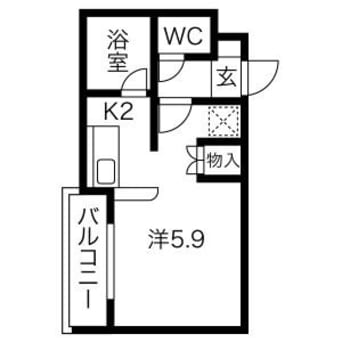 間取図 プラスパークＮ11