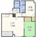 ステラプレミアム 2LDKの間取り