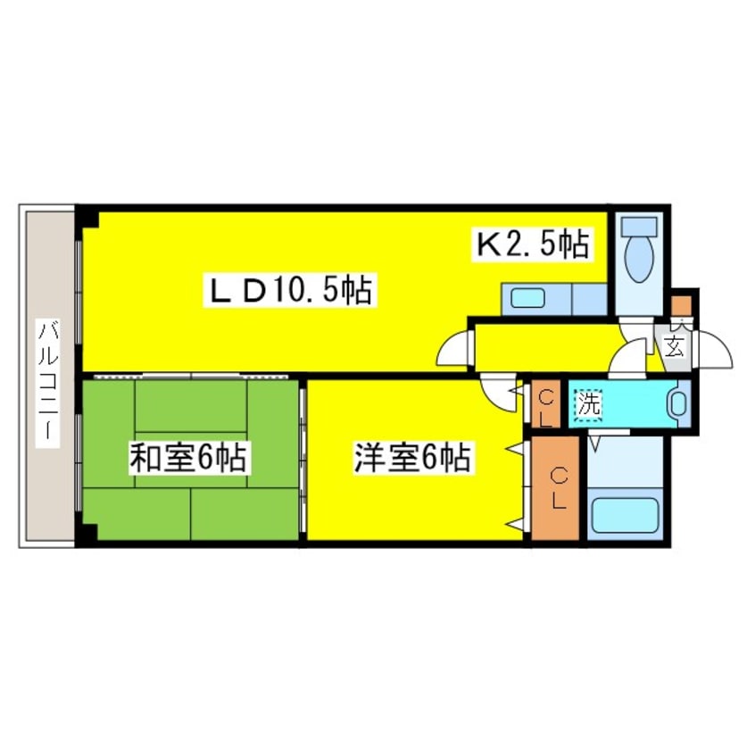 間取図 札幌市営地下鉄東豊線/環状通東駅 徒歩13分 7階 築29年