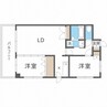 ワイナリー228 2LDKの間取り