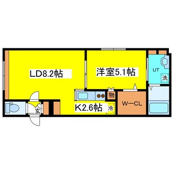 間取図 札幌市営地下鉄東豊線/元町駅 徒歩4分 1階 築16年