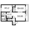 札幌市営地下鉄東豊線/元町駅 徒歩6分 5階 築31年 2LDKの間取り