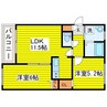 札幌市営地下鉄東豊線/元町駅 徒歩8分 3階 築11年 2LDKの間取り