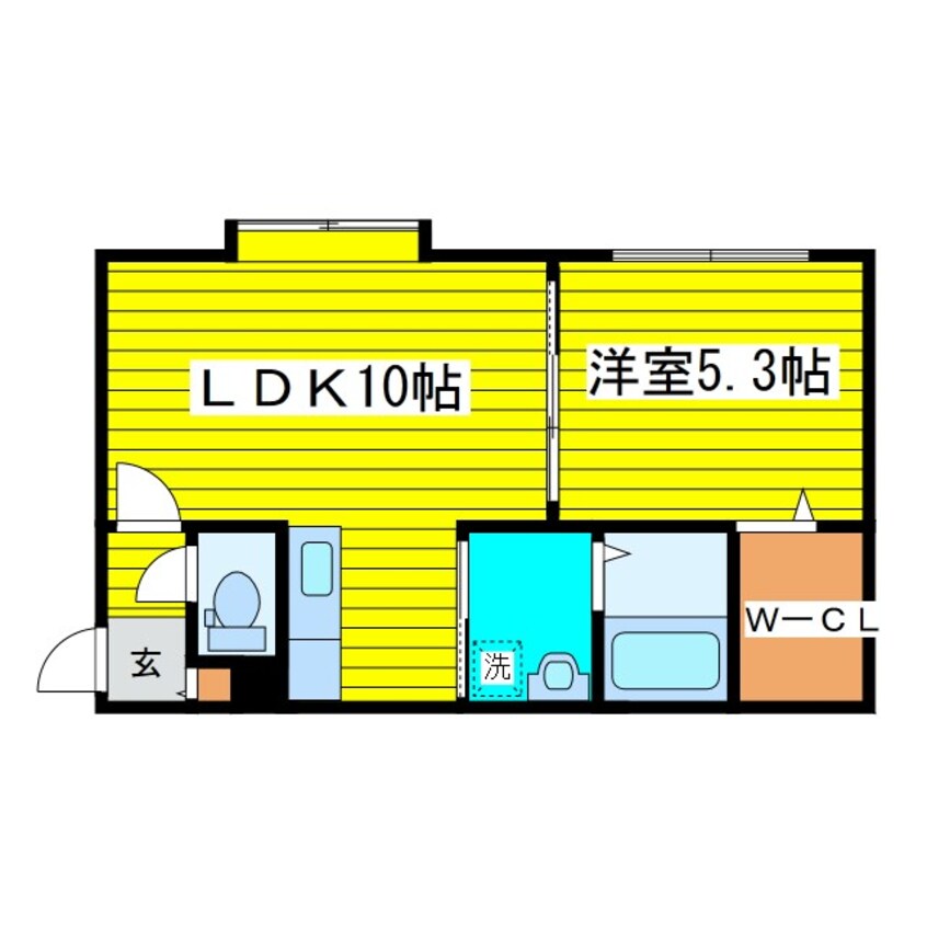 間取図 札幌市営地下鉄東豊線/元町駅 徒歩9分 1階 築9年