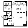 インフィル24 1LDKの間取り