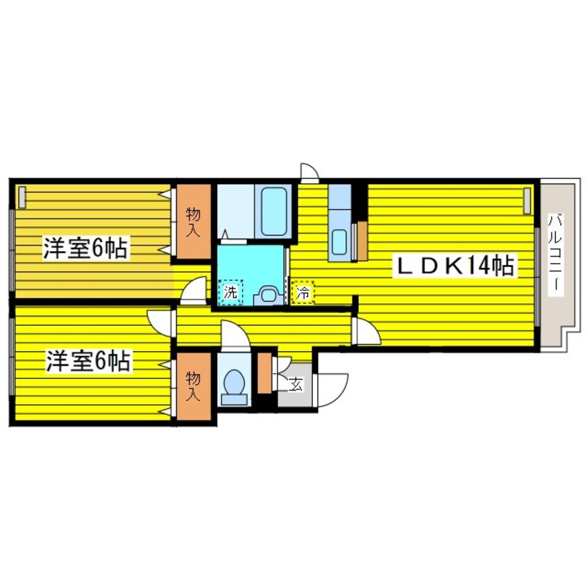 間取図 デュクラージュ