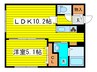 グランメール Ｒｉｔｓｕ 1LDKの間取り