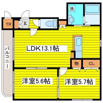 間取図 I　claire元町