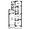 リーベスト伏古 3LDKの間取り